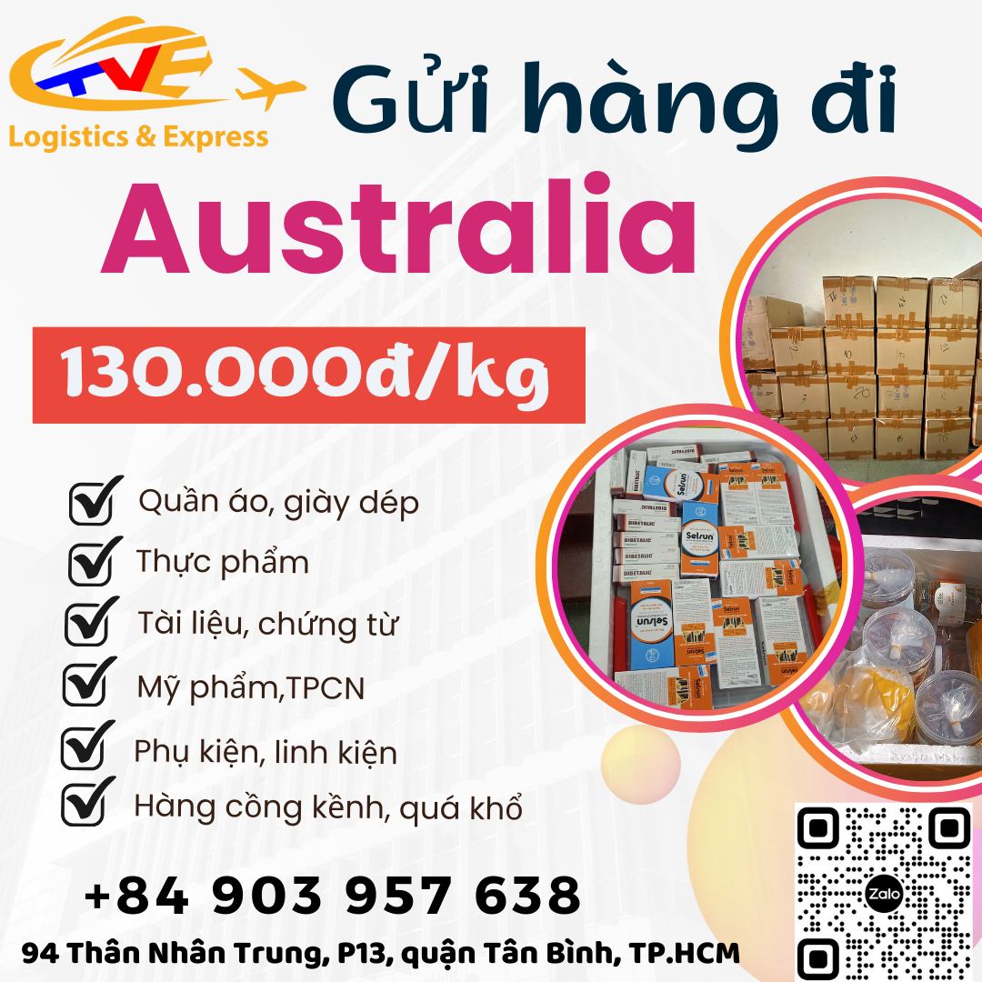 Gửi hàng đi Úc- Tiến Việt Express